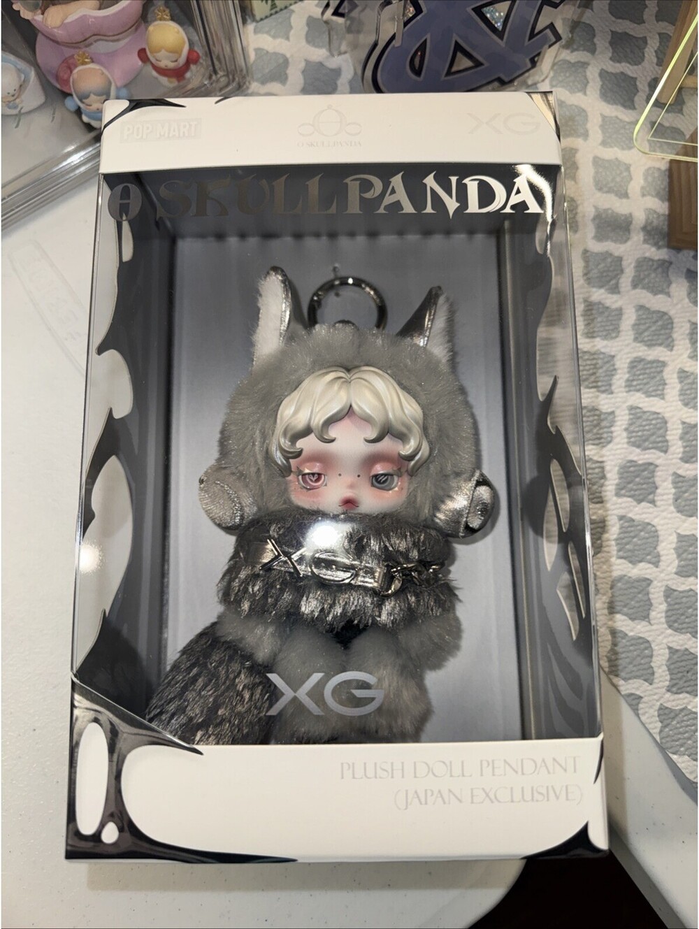 SKULLPANDA x XG Plush Doll Pendant Japan Exclusive
